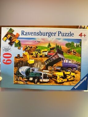 Ravensburger 60 Piece Puzzle Construction Trucks Kids Age 4+ Complete Set